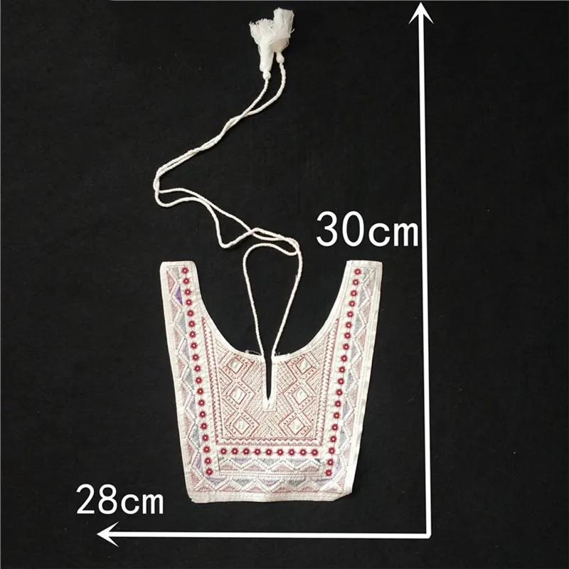 DIY Embroidery Lace Detachable Collar Woman White Ethnic Style Prismatic Pattern Lace-Up Lady Fashion Match Clothing Accessories
DIY Embroidery Lace Detachable Collar Woman White Ethnic Style Prismatic Pattern Lace-Up Lady Fashion Match Clothing Accessories