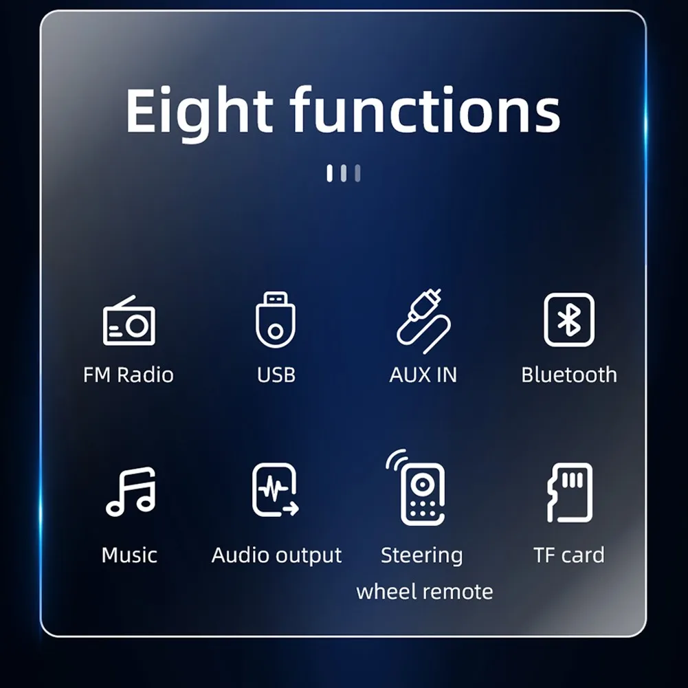 Прочный качественный Автомобильный MP3-плеер FM автомобильный радиоприемник USB Bluetooth
Прочный качественный Автомобильный MP3-плеер FM автомобильный радиоприемник USB Bluetooth