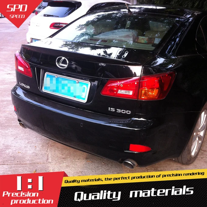 Спойлер для Lexus IS250 IS300 IS350 задний спойлер из АБС пластика 2007 2013|rear spoiler|car rear wingrear wing