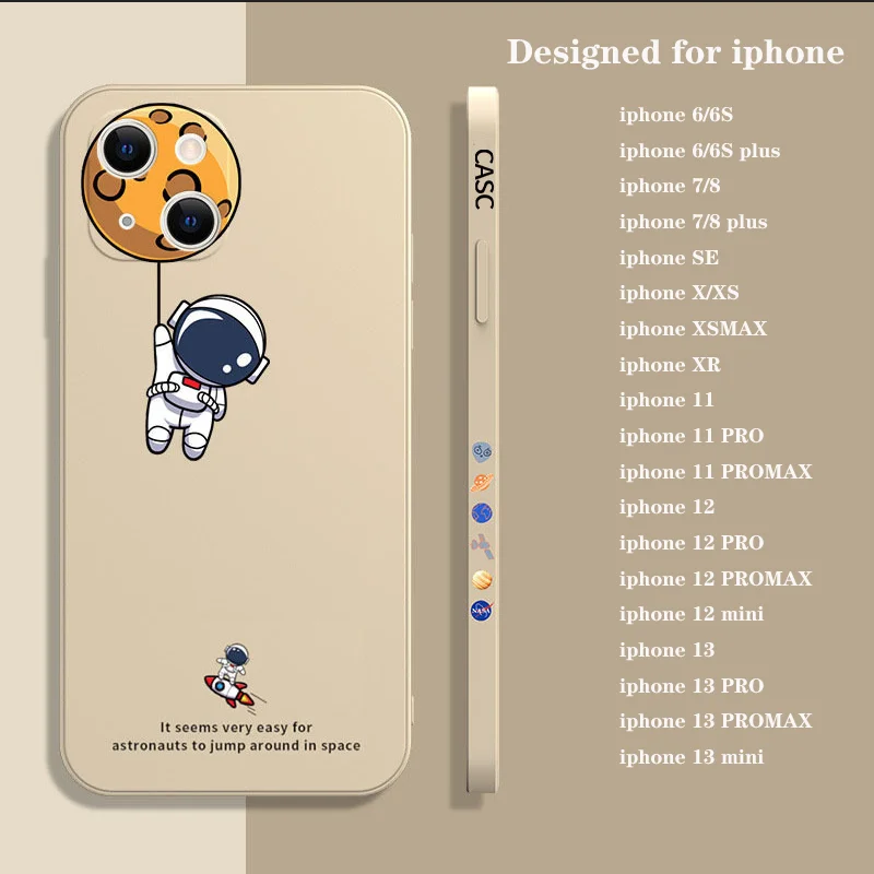 Astronaut Phone Case For iPhone 13 12 Pro Max 13 12 Mini 11 X XS XR XSMAX 8 8Plus 7 7Plus 6 6S 6Plus 6S PLUS Cover
Astronaut Phone Case For iPhone 13 12 Pro Max 13 12 Mini 11 X XS XR XSMAX 8 8Plus 7 7Plus 6 6S 6Plus 6S PLUS Cover