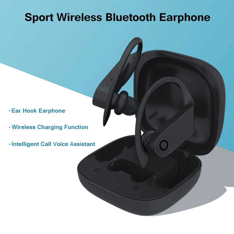 CEOWEN Беспроводные Bluetooth 5 0 наушники водонепроницаемые Hi-Fi стерео с крючком