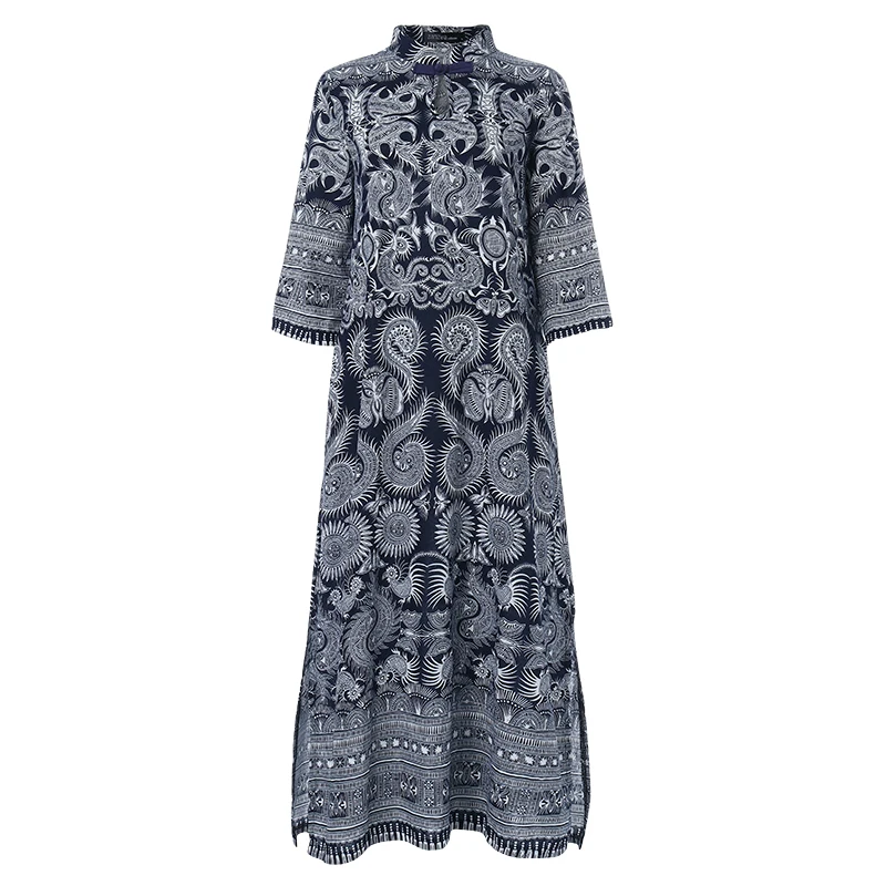 Women 3/4 Sleeve Side Slit Print Floral Dress Midi Cheongsam Qipao Plus Size Dresses for Women 4xl 5xl 6xl Chinese Dress Hanfu
Women 3/4 Sleeve Side Slit Print Floral Dress Midi Cheongsam Qipao Plus Size Dresses for Women 4xl 5xl 6xl Chinese Dress Hanfu