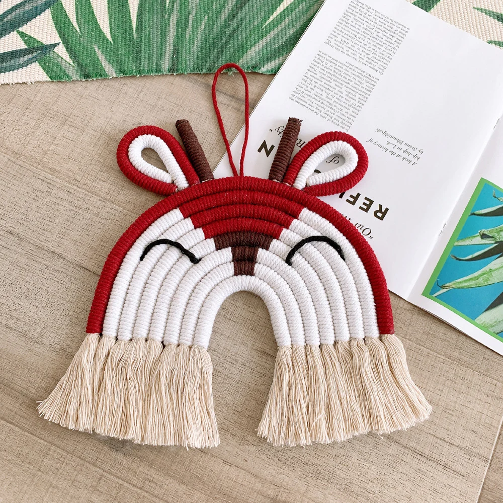 Nordic Felt Rainbow Cloud Hanging Decor for kids room decoration Macrame Woven Rainbow Wall Decor for Baby Room Boho Home Decor
Nordic Felt Rainbow Cloud Hanging Decor for kids room decoration Macrame Woven Rainbow Wall Decor for Baby Room Boho Home Decor