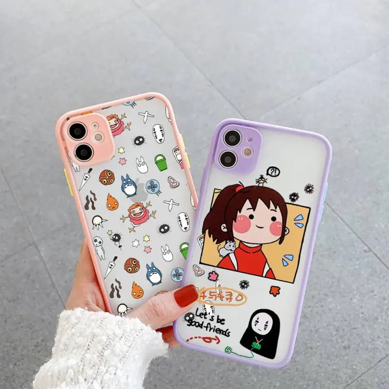 Totoro Hayao Miyazaki Japan Phone Case matte transparent For iphone 7 8 11 12 plus mini x xs xr pro max cover
Totoro Hayao Miyazaki Japan Phone Case matte transparent For iphone 7 8 11 12 plus mini x xs xr pro max cover