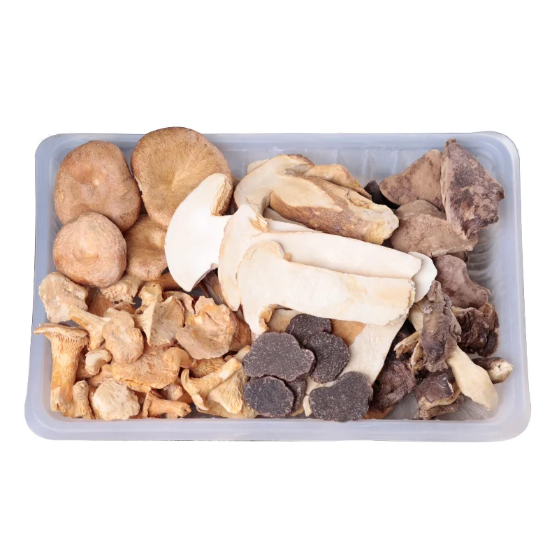 Tricholoma matsutake dry truffle beef liver black tiger palm chicken oil bacteria combination freeze-dried bacteria wild fungus
Tricholoma matsutake dry truffle beef liver black tiger palm chicken oil bacteria combination freeze-dried bacteria wild fungus