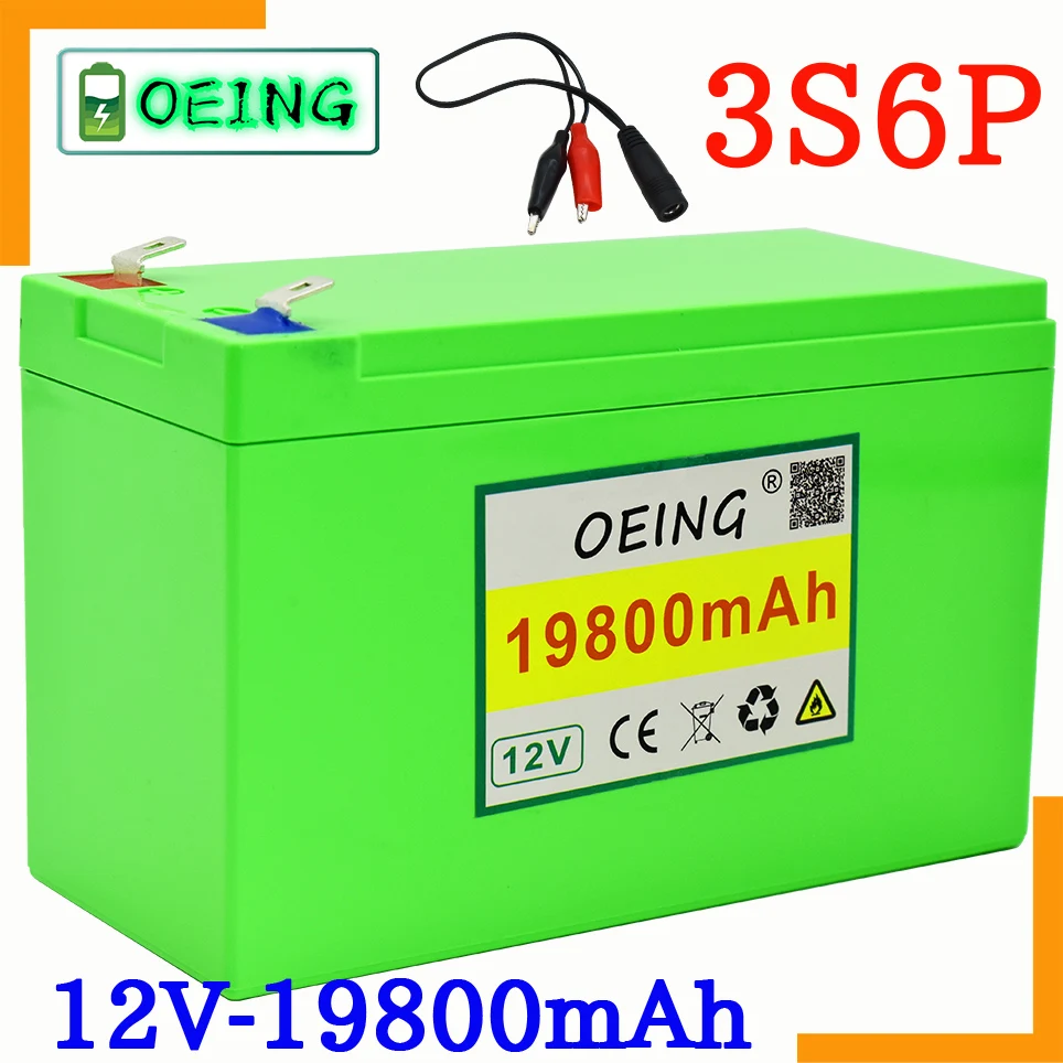 100% high quality 12V 30Ah 18650 lithium battery pack 3S6P built-in high current 20A BMS for sprayers, electric vehicle batterie
100% high quality 12V 30Ah 18650 lithium battery pack 3S6P built-in high current 20A BMS for sprayers, electric vehicle batterie