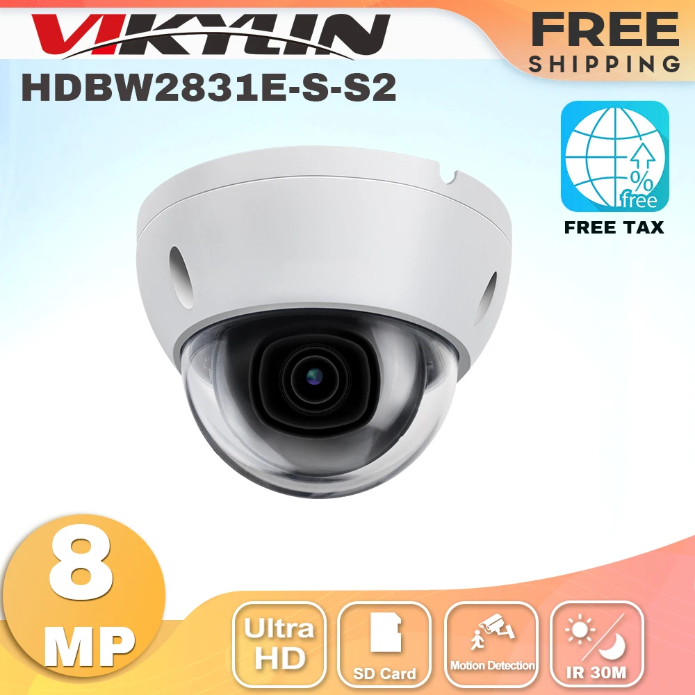 Dahua OEM 8MP IP Dome Camera HDBW2831E-S-S2 4K SD Card Slot IK10 IP67 Outdoor Security Camera IR 30M Smart Home Starlight
Dahua OEM 8MP IP Dome Camera HDBW2831E-S-S2 4K SD Card Slot IK10 IP67 Outdoor Security Camera IR 30M Smart Home Starlight
