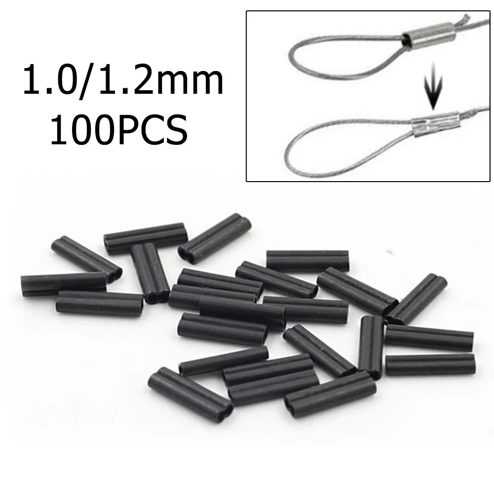 100Pcs Double Barrel Crimp Sleeves Fishing Line Wire Leader Copper Tube Connector Bottom Durable Fishing Rigs Fishing Accessory
100Pcs Double Barrel Crimp Sleeves Fishing Line Wire Leader Copper Tube Connector Bottom Durable Fishing Rigs Fishing Accessory