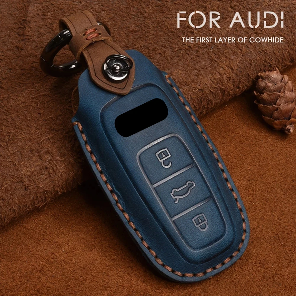 Handmade Genuine Leather Smart Car Key Cover Case Bag for Audi A4L A5 Q5L Q7 A7 A8L A6L
Handmade Genuine Leather Smart Car Key Cover Case Bag for Audi A4L A5 Q5L Q7 A7 A8L A6L