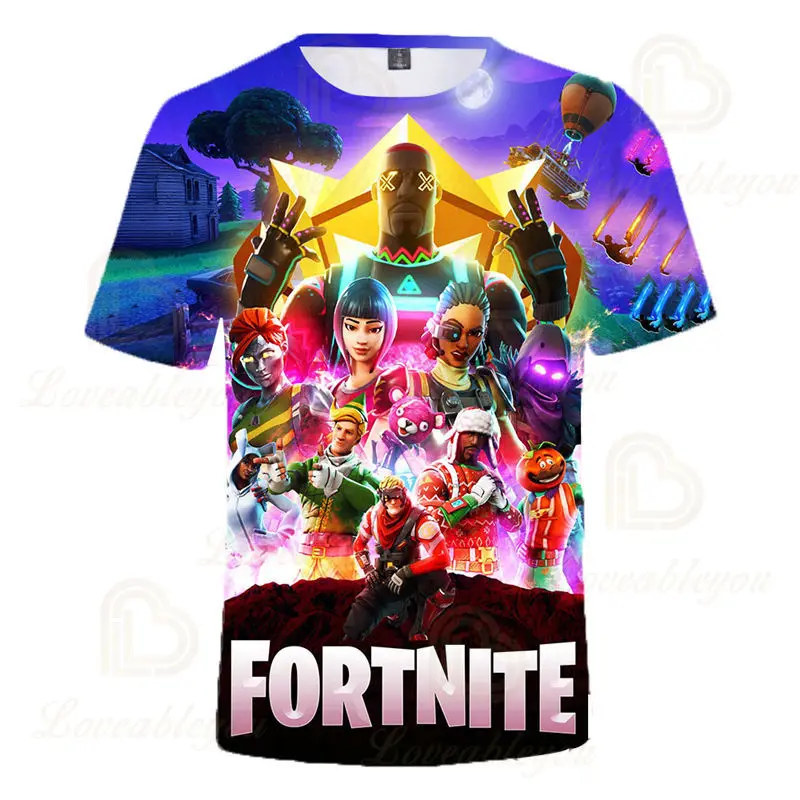 2021 Game Fortnite 3D Print T Shirt Men Women Children Fashion Hip Hop T-shirt Streetwear Harajuku Tee Shirts Homme Cool Tops
2021 Game Fortnite 3D Print T Shirt Men Women Children Fashion Hip Hop T-shirt Streetwear Harajuku Tee Shirts Homme Cool Tops