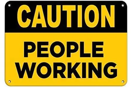 Vintage Look Reproduction Wall Decor Metal Tin Sign 12x8,Caution People Working Men Working Above Signs Hazard House Decor
Vintage Look Reproduction Wall Decor Metal Tin Sign 12x8,Caution People Working Men Working Above Signs Hazard House Decor