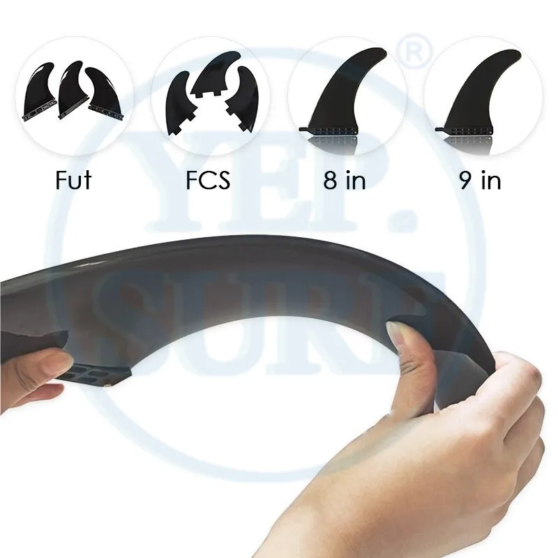 UPSURF FCS/FUTURE Fins Surfing Plastic Soft Double Tabs Fins Double Tabs M/GL/M+GL/longboard 8 inch/9 inch Black Fin TPU
UPSURF FCS/FUTURE Fins Surfing Plastic Soft Double Tabs Fins Double Tabs M/GL/M+GL/longboard 8 inch/9 inch Black Fin TPU