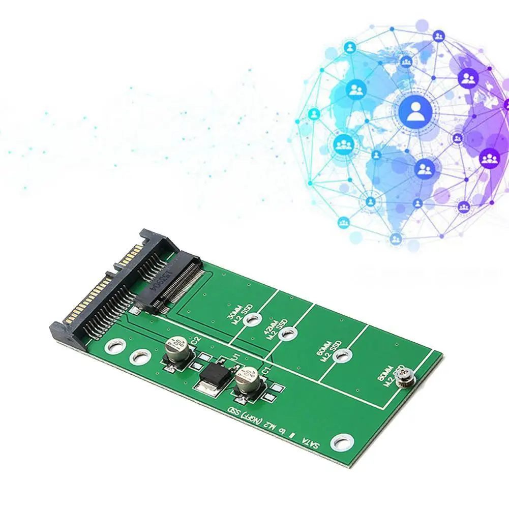 NGFF ( M2 ) B Key & B+M Key SATA Based SSD to 2.5" SSD Convert SATAIII to M.2 6Gbps SATA Adapter For 30/42/60/80mm NGFF Car R5Z4
NGFF ( M2 ) B Key & B+M Key SATA Based SSD to 2.5" SSD Convert SATAIII to M.2 6Gbps SATA Adapter For 30/42/60/80mm NGFF Car R5Z4