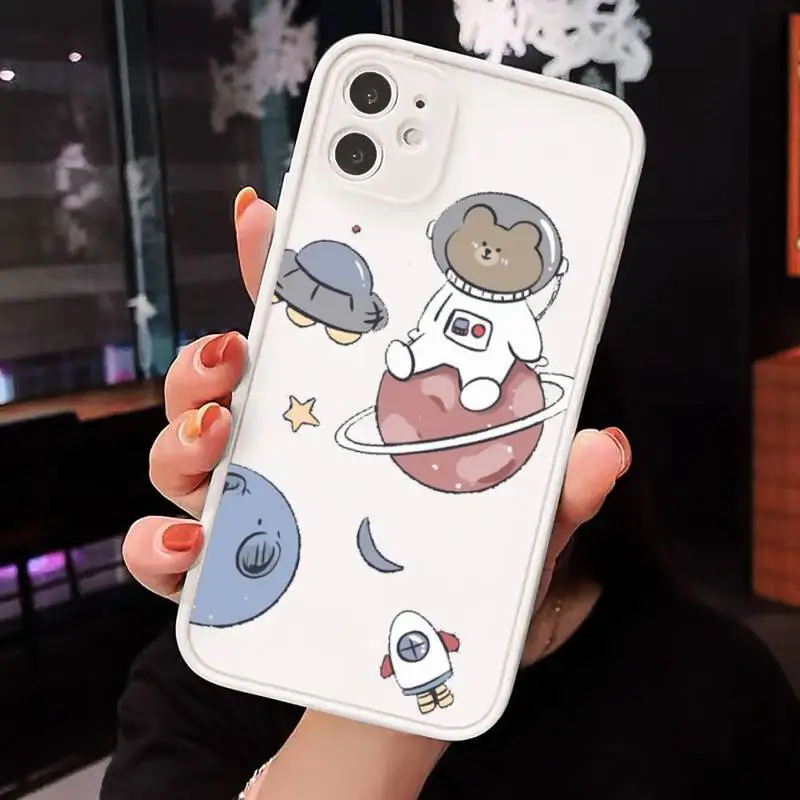 Astronaut Planet cute color Phone Cases Matte Transparent for iPhone 7 8 11 12 s mini pro X XS XR MAX Plus cover funda
Astronaut Planet cute color Phone Cases Matte Transparent for iPhone 7 8 11 12 s mini pro X XS XR MAX Plus cover funda