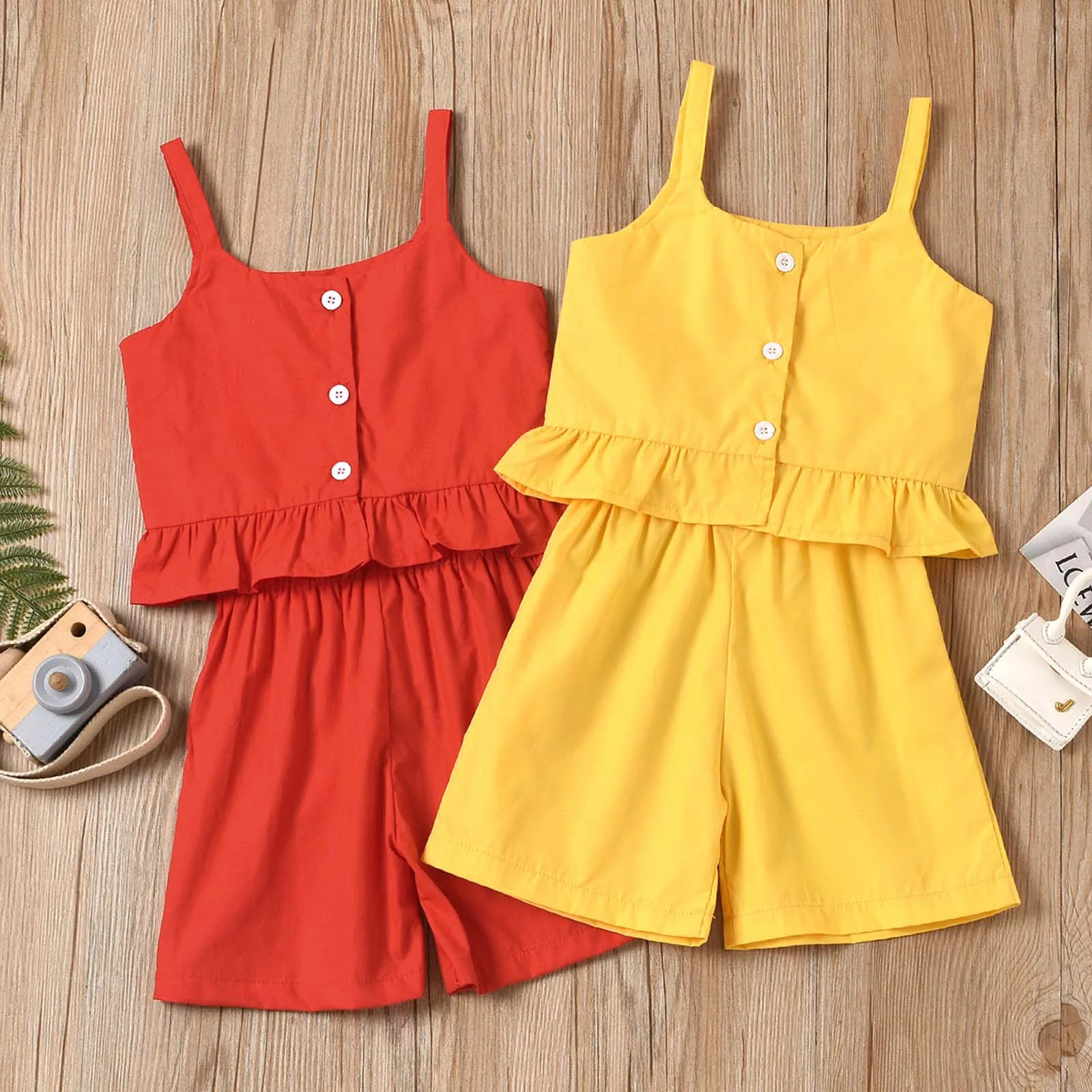 Toddler Baby Girl Clothes Fungus Hem Strapless Top Pant Cute Solid Color Summer Set roupa infantil menina vetement fille 2021
Toddler Baby Girl Clothes Fungus Hem Strapless Top Pant Cute Solid Color Summer Set roupa infantil menina vetement fille 2021