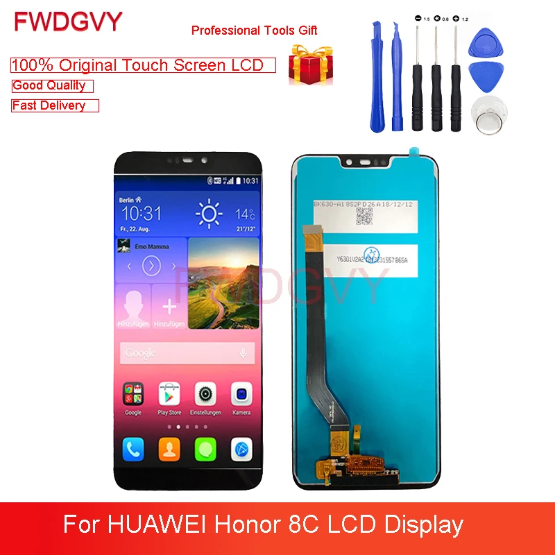 6,26 ''оригинальный для Huawei Honor 8C фотографический ЖК-дисплей 10 -Touch дигитайзер в сборе Замена + закаленное стекло
6,26 ''оригинальный для Huawei Honor 8C фотографический ЖК-дисплей 10 -Touch дигитайзер в сборе Замена + закаленное стекло