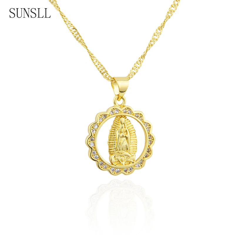 SUNSLL, новый дизайн, золотистое искусственное ожерелье, изысканное и модное ювелирное изделие без выцветания, подарки
SUNSLL, новый дизайн, золотистое искусственное ожерелье, изысканное и модное ювелирное изделие без выцветания, подарки