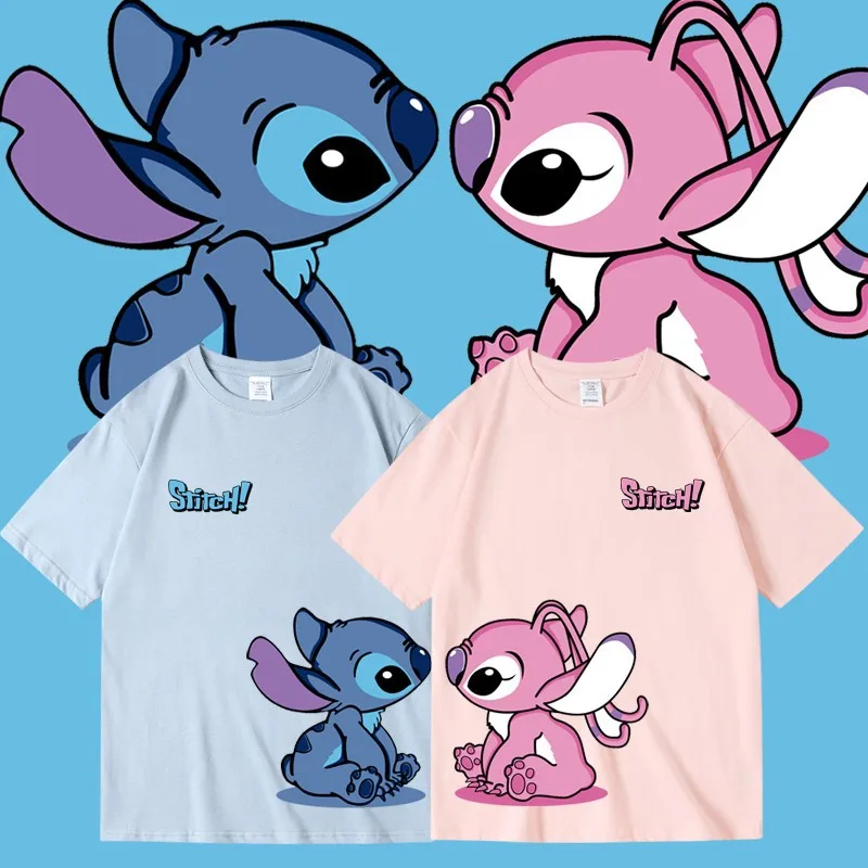 Summer Stitch Cartoon Tshirt Wild Print Short-Sleeve Shirt Women Shirts Kawaii Korean Clothes Plus Size Women Cotton Harajuku
Summer Stitch Cartoon Tshirt Wild Print Short-Sleeve Shirt Women Shirts Kawaii Korean Clothes Plus Size Women Cotton Harajuku