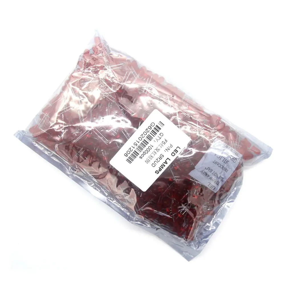 1000 Pieces 5mm Round LED Light Emitting Diodes Component Red/green/yellow/white/blue LED Bulb Lamp Light Super Bright ACEHE PC
1000 Pieces 5mm Round LED Light Emitting Diodes Component Red/green/yellow/white/blue LED Bulb Lamp Light Super Bright ACEHE PC