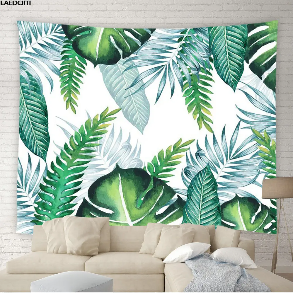 Tropical Plant Tapestry Palm Tree Leaf Banana Foliage Watercolor Art Background Wall Cloth Modern Living Room Bedroom Home Decor
Tropical Plant Tapestry Palm Tree Leaf Banana Foliage Watercolor Art Background Wall Cloth Modern Living Room Bedroom Home Decor
