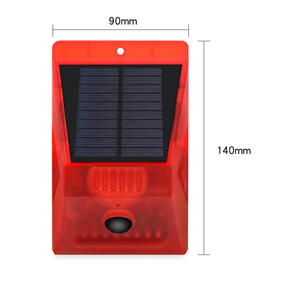 8 LED Solar Infrared Sensor Detector Lamp Solar Power LED Waterproof Easy Installation Remote Control Loud Strobe Alarm Light
8 LED Solar Infrared Sensor Detector Lamp Solar Power LED Waterproof Easy Installation Remote Control Loud Strobe Alarm Light