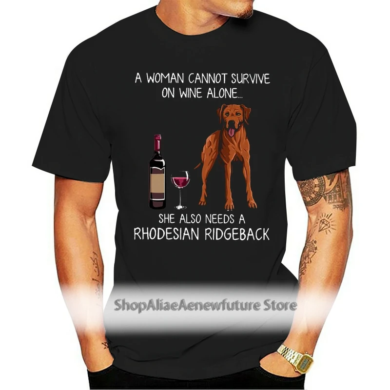 Brand A Woman CanSurvive On Wine Alone She Also Need A Rhodesian Ridgeback T-SHIRT 2021 Men Short Sleeve T-Shirt
Brand A Woman CanSurvive On Wine Alone She Also Need A Rhodesian Ridgeback T-SHIRT 2021 Men Short Sleeve T-Shirt