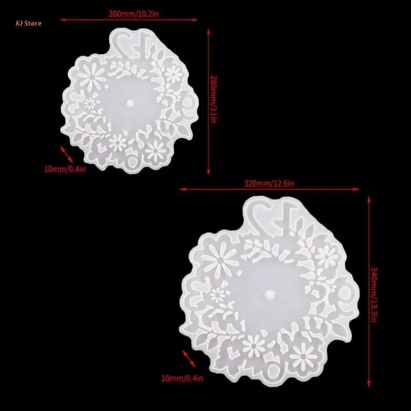 Flower Clock Wall Decoration Crystal Epoxy Resin Mold Hanging Ornaments Casting Silicone Mould DIY Crafts Home Decortives
Flower Clock Wall Decoration Crystal Epoxy Resin Mold Hanging Ornaments Casting Silicone Mould DIY Crafts Home Decortives