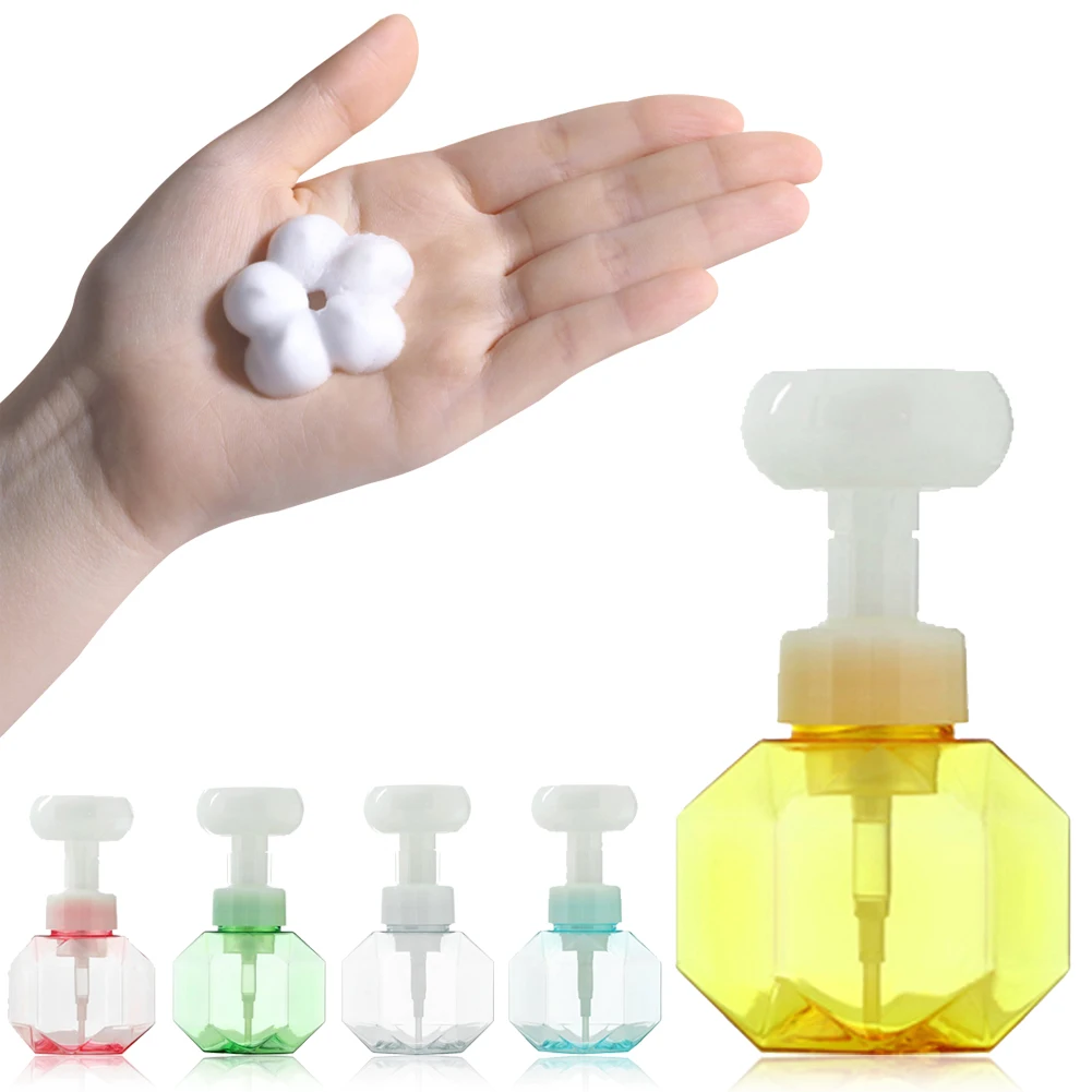 300ML Soap Bottle Foaming Lotions Refillable Bottle Flower Pump Head Soap Shampoo Cosmetic Empty Bottle Bathroom Accessories
300ML Soap Bottle Foaming Lotions Refillable Bottle Flower Pump Head Soap Shampoo Cosmetic Empty Bottle Bathroom Accessories