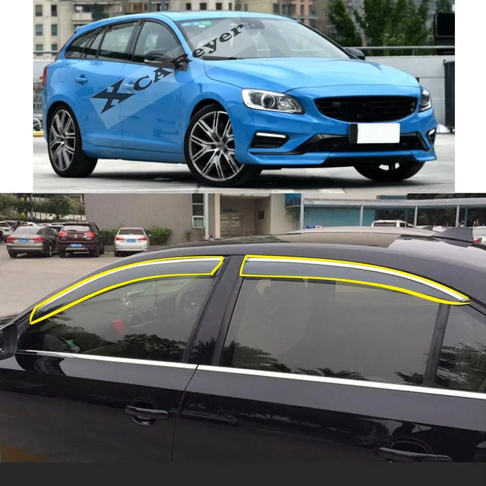 Car Sticker Awnings Plastic Window Glass Wind Visor Rain/Sun Guard Vent Protector For Volvo V60 Hatchback 2012-2017
Car Sticker Awnings Plastic Window Glass Wind Visor Rain/Sun Guard Vent Protector For Volvo V60 Hatchback 2012-2017
