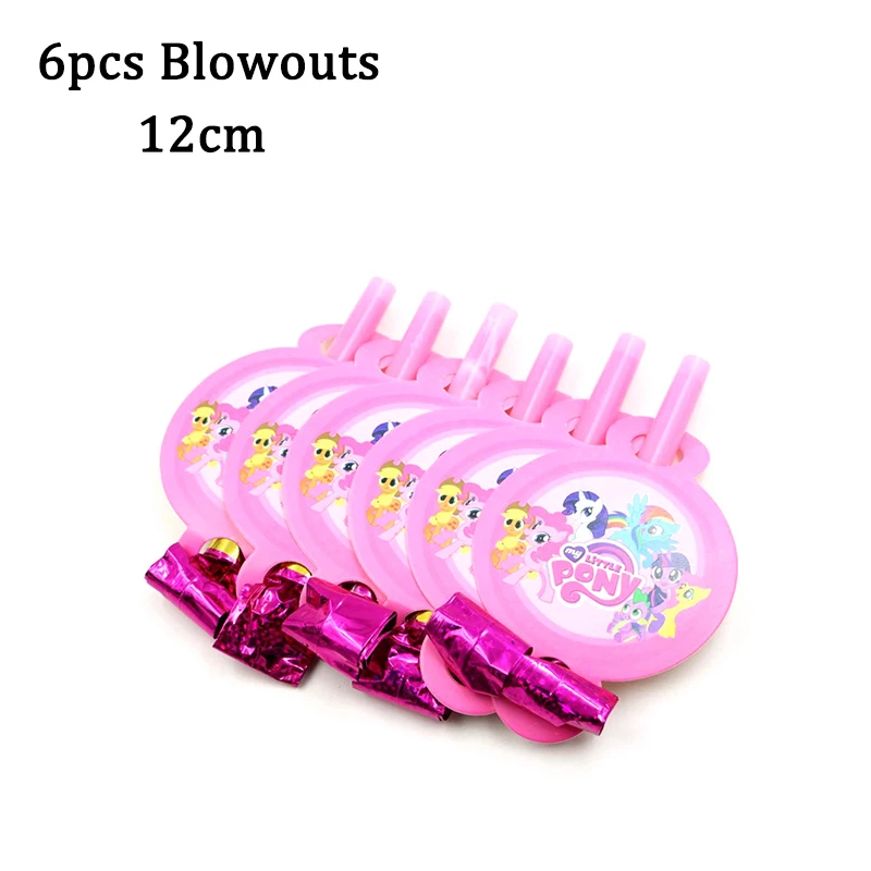 My Little Pony Boys&Girls Birthday Party Decorations Disposable Tableware Peper Cup Plate Balloon Baby Shower Supplies | Дом и сад