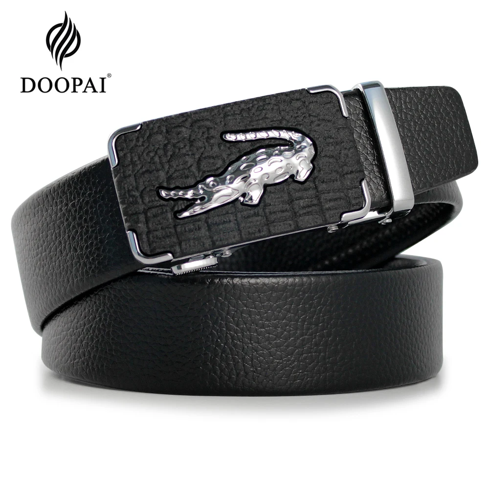 DOOPAI Men Crocodile Belts Male Genuine Leather Strap Luxury Famous Brand Fashion Automatic Buckle Belts Leopard Ceinture Homme
DOOPAI Men Crocodile Belts Male Genuine Leather Strap Luxury Famous Brand Fashion Automatic Buckle Belts Leopard Ceinture Homme