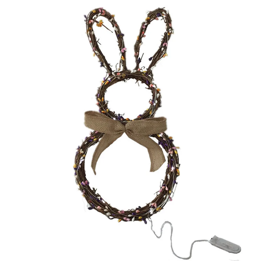 Handmade Rattan Home Decorations Rabbit Light Garland Door Crafts Hanging Wall Suitable For Festivals Ornament Christmas Easter
Handmade Rattan Home Decorations Rabbit Light Garland Door Crafts Hanging Wall Suitable For Festivals Ornament Christmas Easter