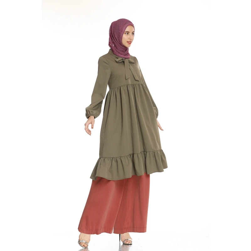 Plus Size 2 Piece Womens Set Button Detailed Tunic + Trousers Double Suit Maxi Blouse and Pants Islamic Fashion Muslim Clothing
Plus Size 2 Piece Womens Set Button Detailed Tunic + Trousers Double Suit Maxi Blouse and Pants Islamic Fashion Muslim Clothing