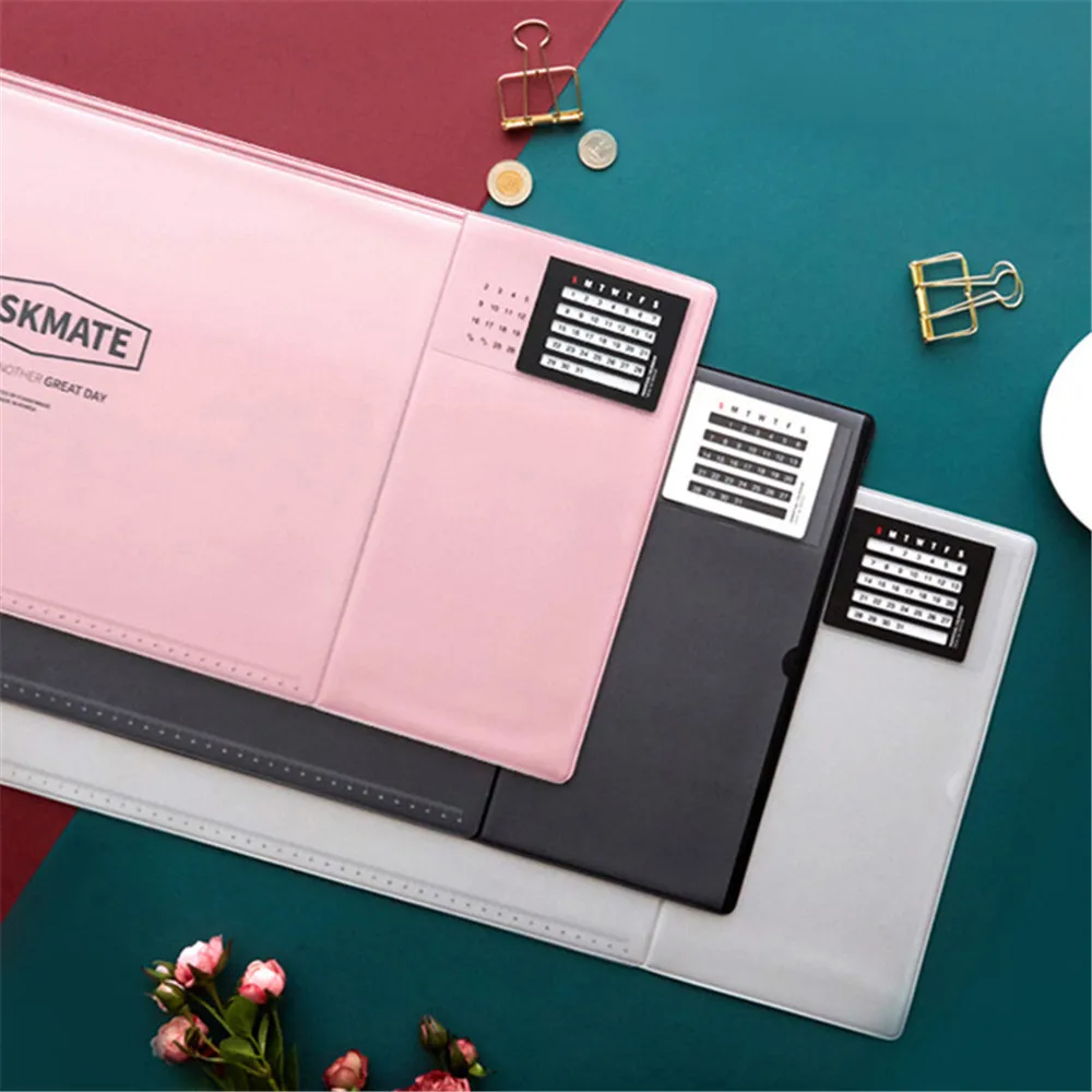 Simple PVC Solid Color Computer Desk Pad Large Waterproof Protection Wristband Calendar Multifunction Mouse Pad Office Supplies
Simple PVC Solid Color Computer Desk Pad Large Waterproof Protection Wristband Calendar Multifunction Mouse Pad Office Supplies