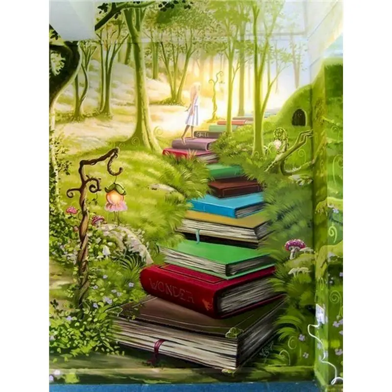 GATYZTORY Frame The Forest Book Road Landscape Painting By Numbers Kits For Kids Beginner HandPainted Diy Gift Wall Photos
GATYZTORY Frame The Forest Book Road Landscape Painting By Numbers Kits For Kids Beginner HandPainted Diy Gift Wall Photos