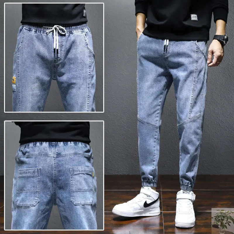 2023 Spring And Autumn Jeans Men's Loose Harlan Corset Fashion Brand Versatile Japanese Drawstring Printed Casual Long Pants Men
2023 Spring And Autumn Jeans Men's Loose Harlan Corset Fashion Brand Versatile Japanese Drawstring Printed Casual Long Pants Men