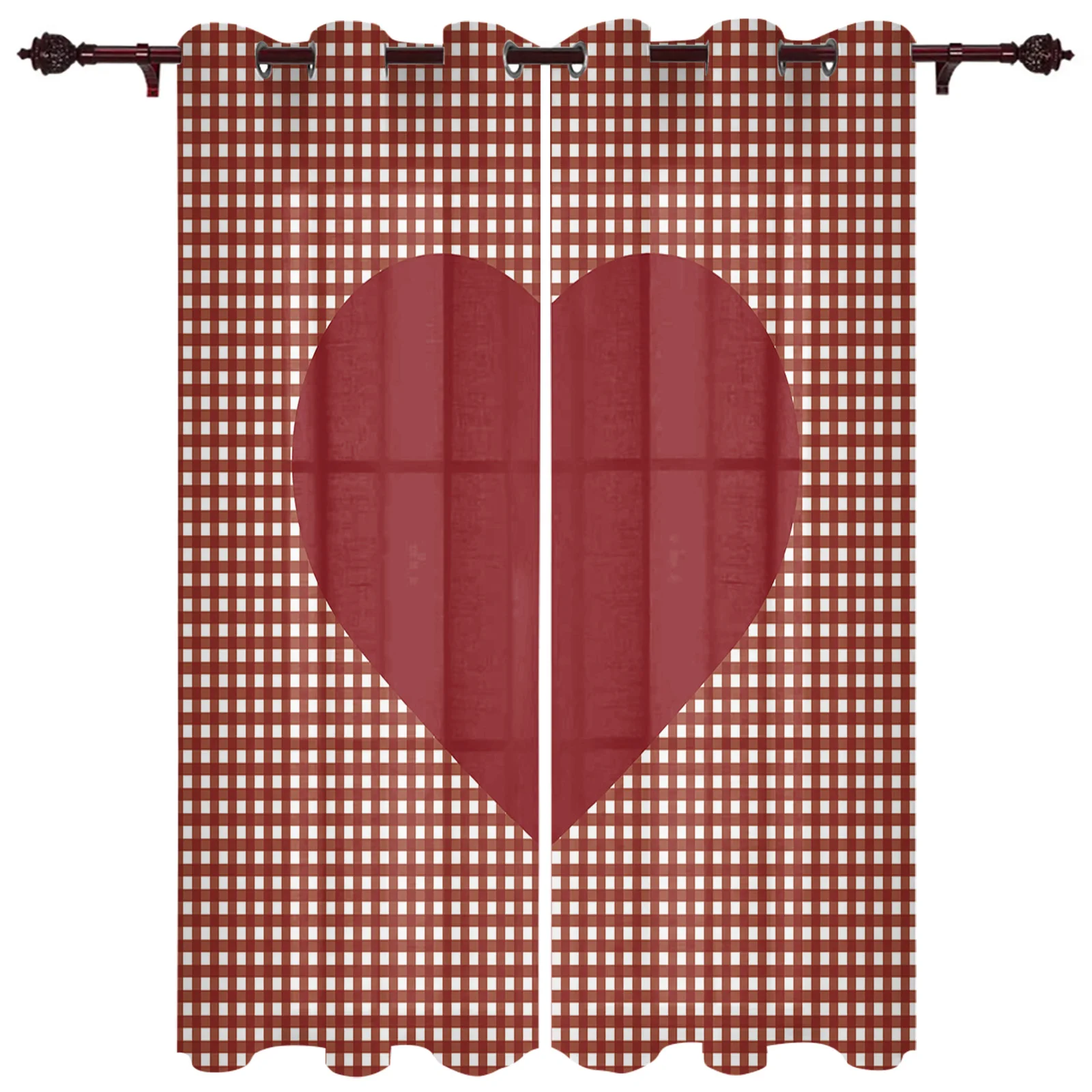 Занавески в клетку на День Св. Валентина, занавески Love HeartWindow для гостиной, спальни, Роскошный домашний декор, шторы из искусственной кожи
Занавески в клетку на День Св. Валентина, занавески Love HeartWindow для гостиной, спальни, Роскошный домашний декор, шторы из искусственной кожи