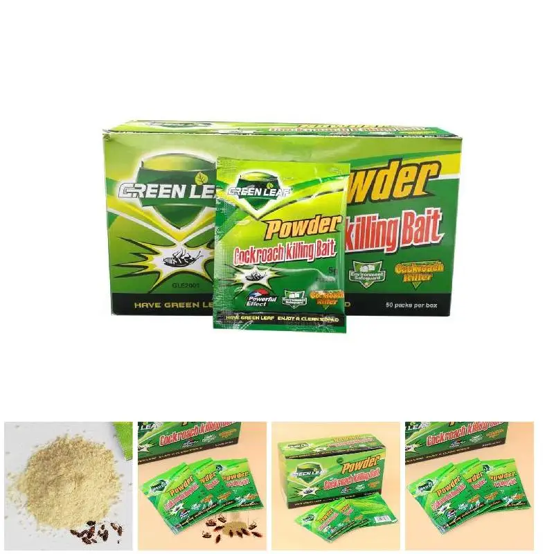 10 Packs Green Leaf Powder Cockroach Killer Bait Repeller Killing Trap Pest Control DSS899
10 Packs Green Leaf Powder Cockroach Killer Bait Repeller Killing Trap Pest Control DSS899