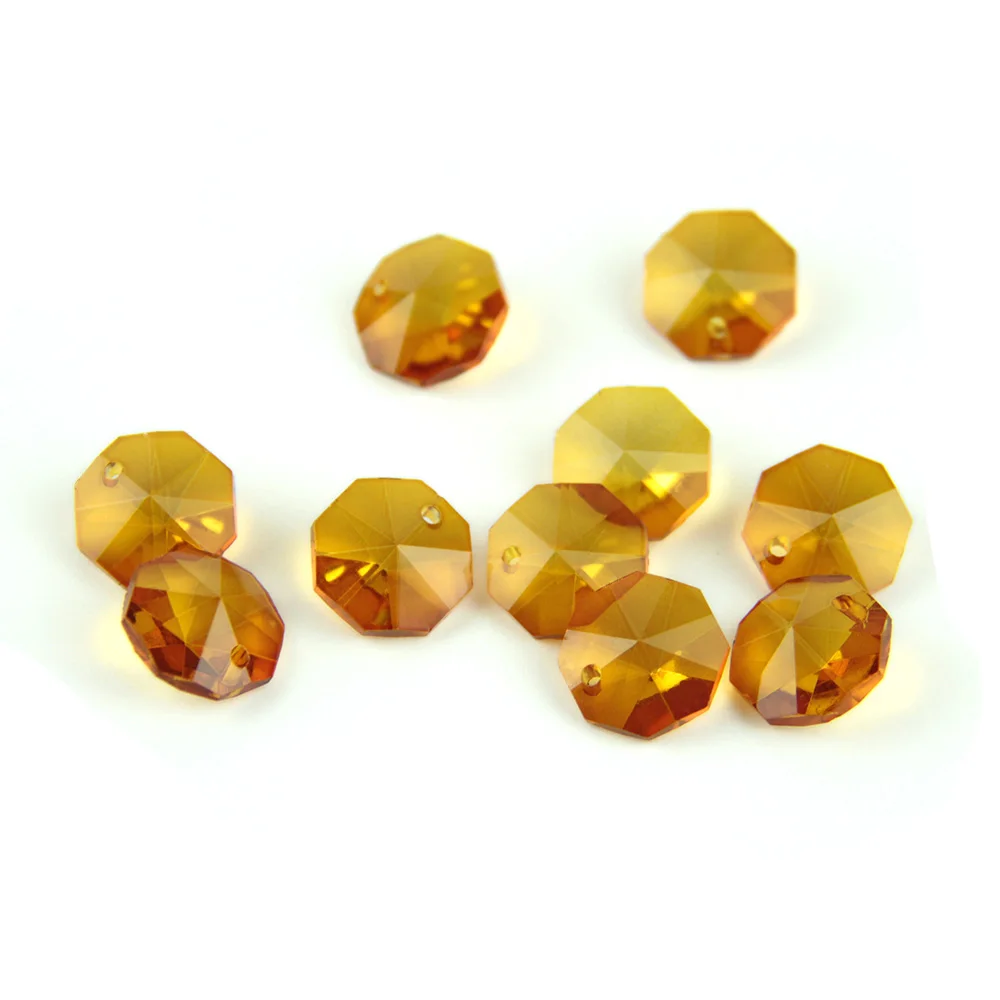 Amber Glass Crystal Octagon Beads 14MM Octagon Beads With Pendant Crystal Prism Pendant Crystal Decoration
Amber Glass Crystal Octagon Beads 14MM Octagon Beads With Pendant Crystal Prism Pendant Crystal Decoration