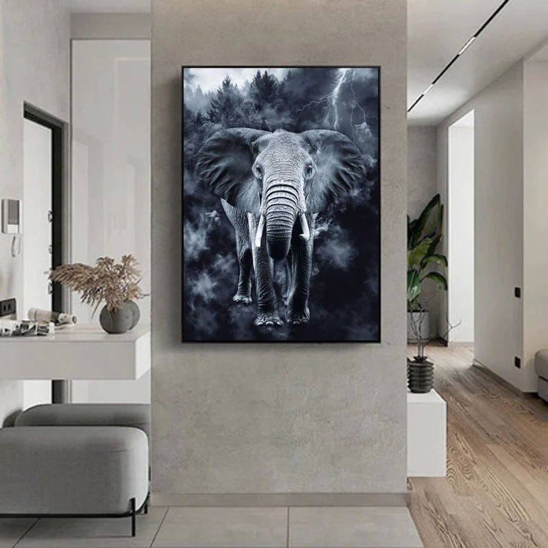 Animal Wall Art Decor Canvas Painting Bear Elephant Natural Dark Posters and Print Pictures Office Study Home Decoration
Animal Wall Art Decor Canvas Painting Bear Elephant Natural Dark Posters and Print Pictures Office Study Home Decoration