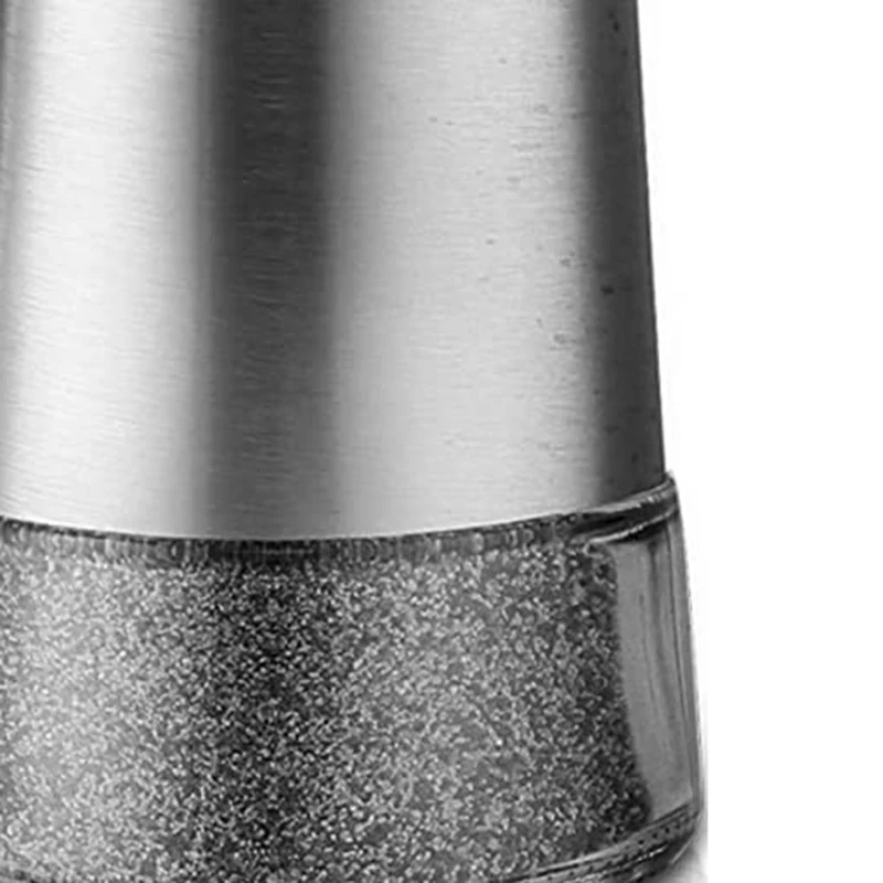 Salt and Pepper Shakers - Spice Dispenser with Adjustable Pour Holes - Stainless Steel & Glass -Set of 2 Bottles
Salt and Pepper Shakers - Spice Dispenser with Adjustable Pour Holes - Stainless Steel & Glass -Set of 2 Bottles