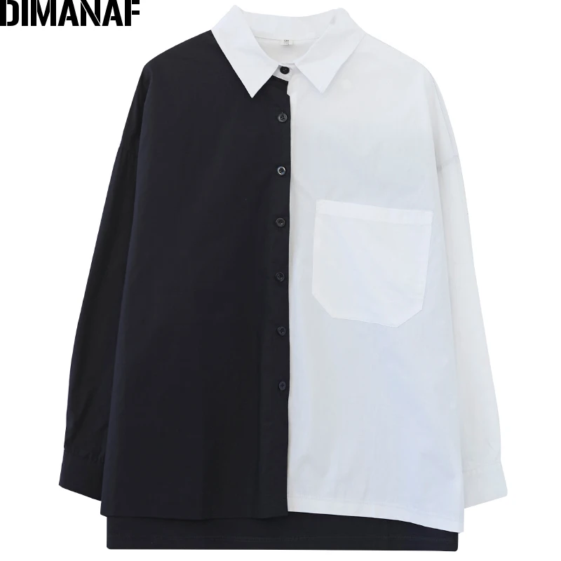 DIMANAF Plus Size Women Blouse Shirt Office Lady Tops Tunic Cotton Long Sleeve Clothing Loose Button Cardigan Spring Black White
DIMANAF Plus Size Women Blouse Shirt Office Lady Tops Tunic Cotton Long Sleeve Clothing Loose Button Cardigan Spring Black White