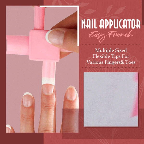 Easy French Nail Applicator Guide for Acrylic Nails 1-8 Sizes W/Concave/Heart Shaped French Manicure Cutter Nail Art Tool
Easy French Nail Applicator Guide for Acrylic Nails 1-8 Sizes W/Concave/Heart Shaped French Manicure Cutter Nail Art Tool