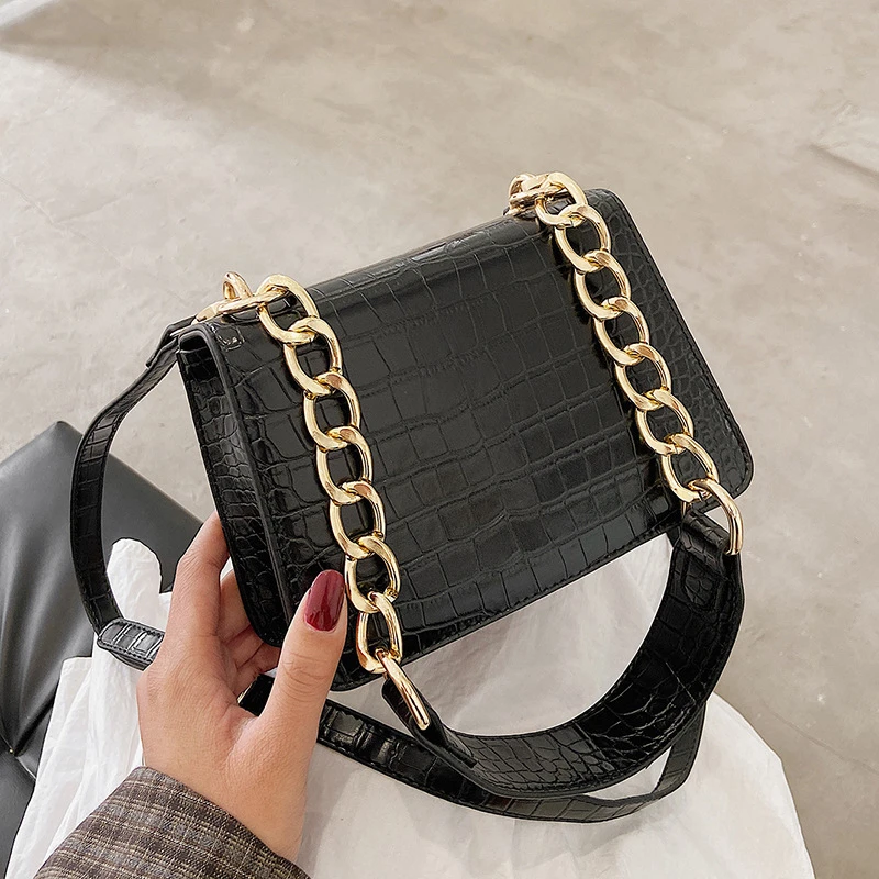 Крокодиловый узор, сумки через плечо из искусственной кожи для женщин 2021, популярные женские сумки на цепочке, сумки на плечо, мини-кошельки,... 
Крокодиловый узор, сумки через плечо из искусственной кожи для женщин 2021, популярные женские сумки на цепочке, сумки на плечо, мини-кошельки,...