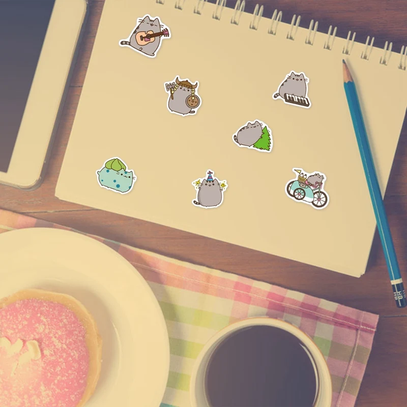 100 pieces of Pusheen cat graffiti stickers children's cartoon decals mobile phone water cup suitcase waterproof pvc decoration
100 pieces of Pusheen cat graffiti stickers children's cartoon decals mobile phone water cup suitcase waterproof pvc decoration