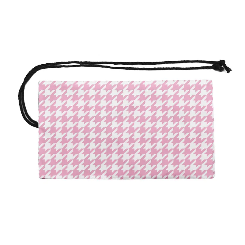 Cosmetic Makeup Brushes Storage Bags Houndstooth Beauty Tools Rolled Collection Bag Creative Foldable Storage Bag
Cosmetic Makeup Brushes Storage Bags Houndstooth Beauty Tools Rolled Collection Bag Creative Foldable Storage Bag