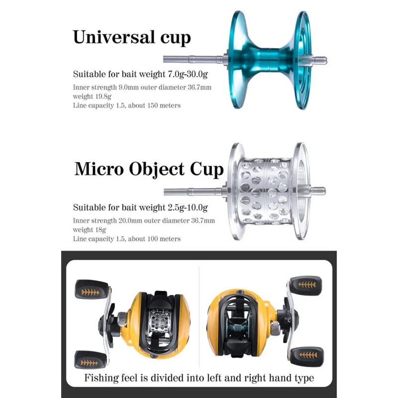 Portable Baitcasting 18 Ball Bearings Fishing Reel Gear Water Drop Wheel Right/Left Hand
Portable Baitcasting 18 Ball Bearings Fishing Reel Gear Water Drop Wheel Right/Left Hand