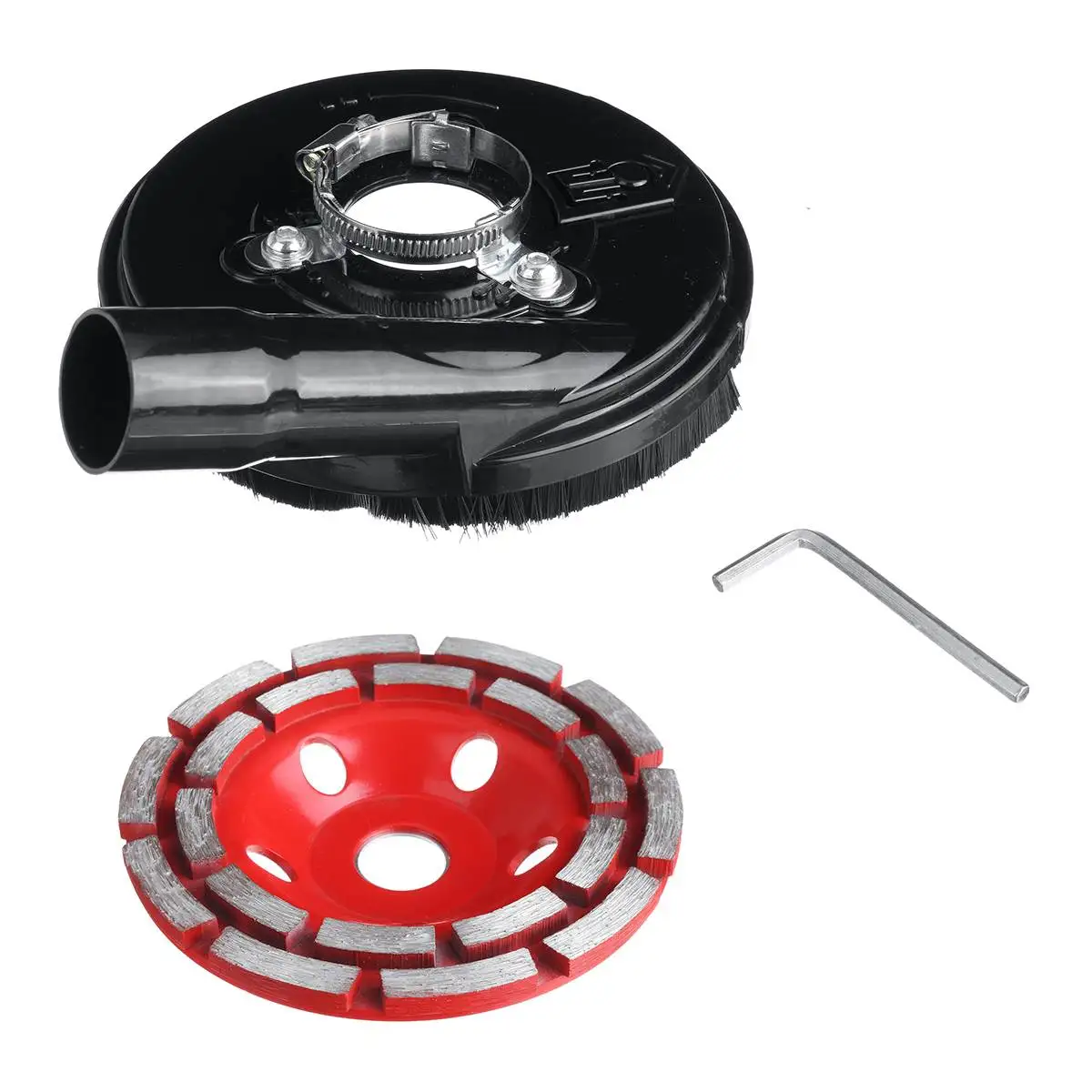 125MM Diamond Grinding Wheel Disc Bowl Shape Grinding Cup 5"Angle Grinder Grinding Dust Shroud Granite Stone Ceramic Concrete
125MM Diamond Grinding Wheel Disc Bowl Shape Grinding Cup 5"Angle Grinder Grinding Dust Shroud Granite Stone Ceramic Concrete