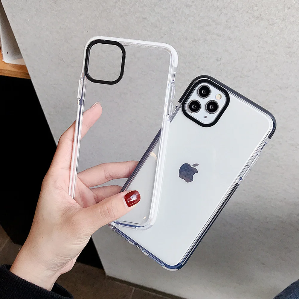 Shockproof Bumper Clear Silicone Phone Case for iPhone 12 11 Pro Max XR X XS Max 7 8 6 Plus SE 2020 Soft TPU Cover Funda Coque
Shockproof Bumper Clear Silicone Phone Case for iPhone 12 11 Pro Max XR X XS Max 7 8 6 Plus SE 2020 Soft TPU Cover Funda Coque