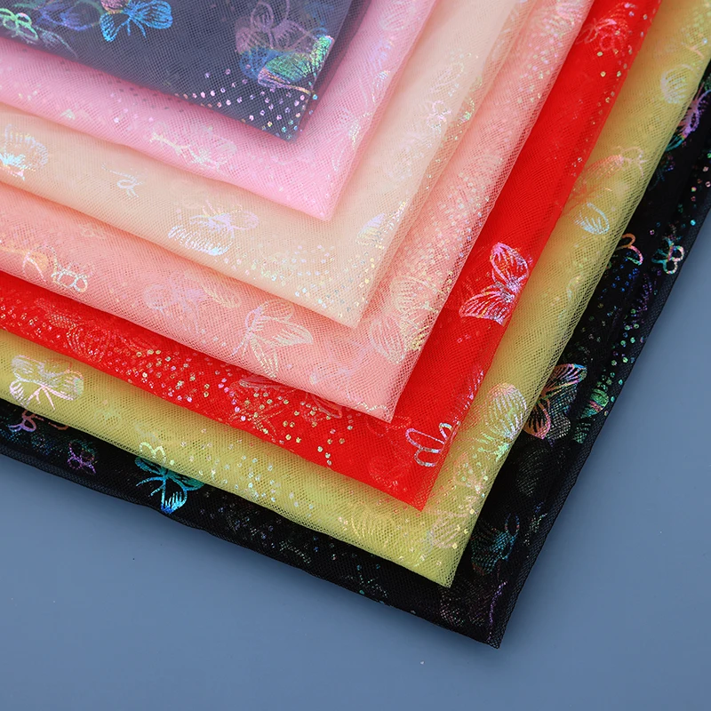 150X100cm Colorful Butterfly Tulle Organza Mesh Fabric DIY Handmade Baby Girl Dress Skirt Headband Garment Trimming Acceosrries
150X100cm Colorful Butterfly Tulle Organza Mesh Fabric DIY Handmade Baby Girl Dress Skirt Headband Garment Trimming Acceosrries